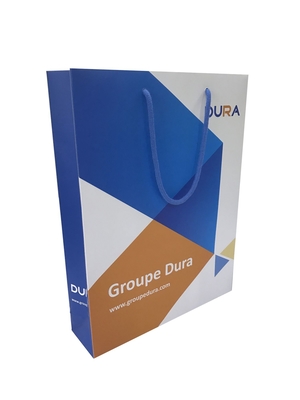 colorful personalised gift paper bag shopping bag brand With Handles