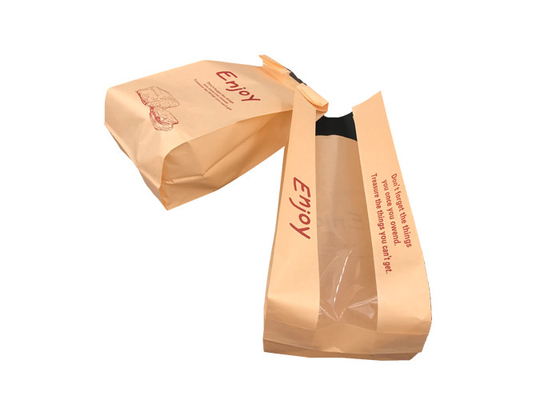 Good price Greaseproof τσάντες συσκευασίας τροφίμων συνήθειας με το ανακυκλώσιμο χαρακτηριστικό γνώρισμα παραθύρων σε απευθείας σύνδεση